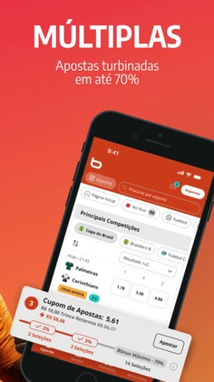 Cupom esportivo da Betboo no celular
